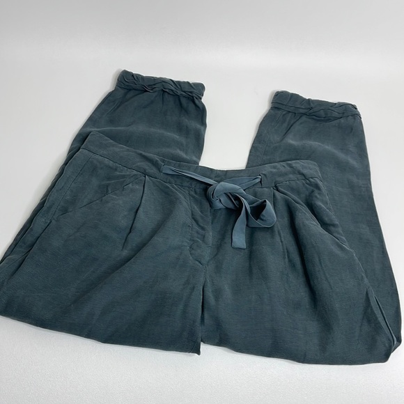 Wilfred Aritzia ALLANT pant with Linen Teal blue color size 6 - Picture 1 of 14